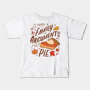 Pie Over Squabbles Kids T-Shirt